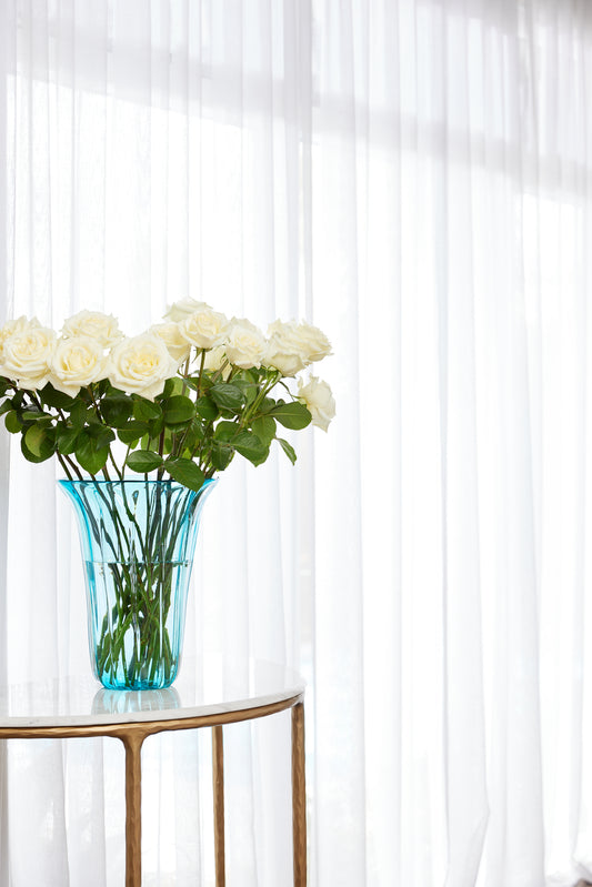 Limited Edition Bespoke Teal Blue Vase