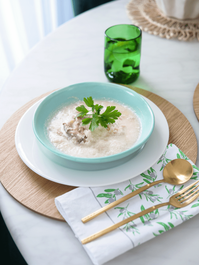 Greek Avgolemono Chicken Soup