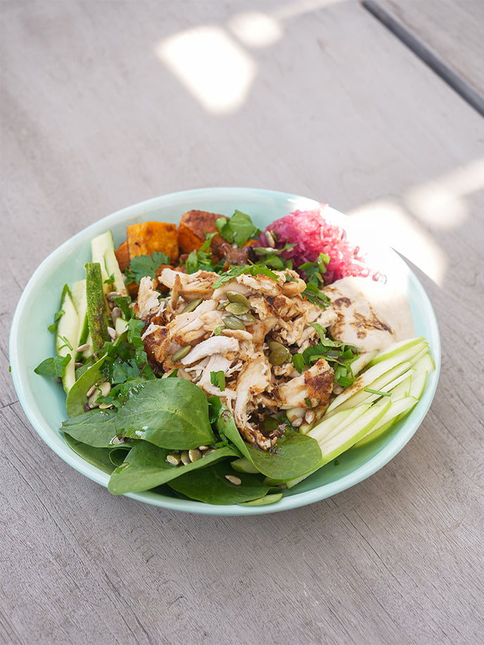 Chicken & Veggie Quinoa Nourish Bowl