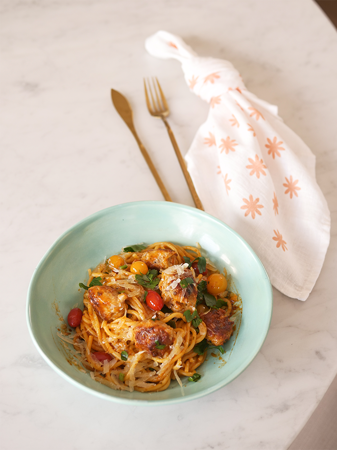 Sausage Meatball pasta