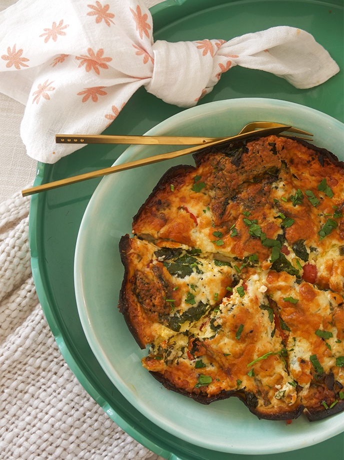 High Protein Tortilla Bake