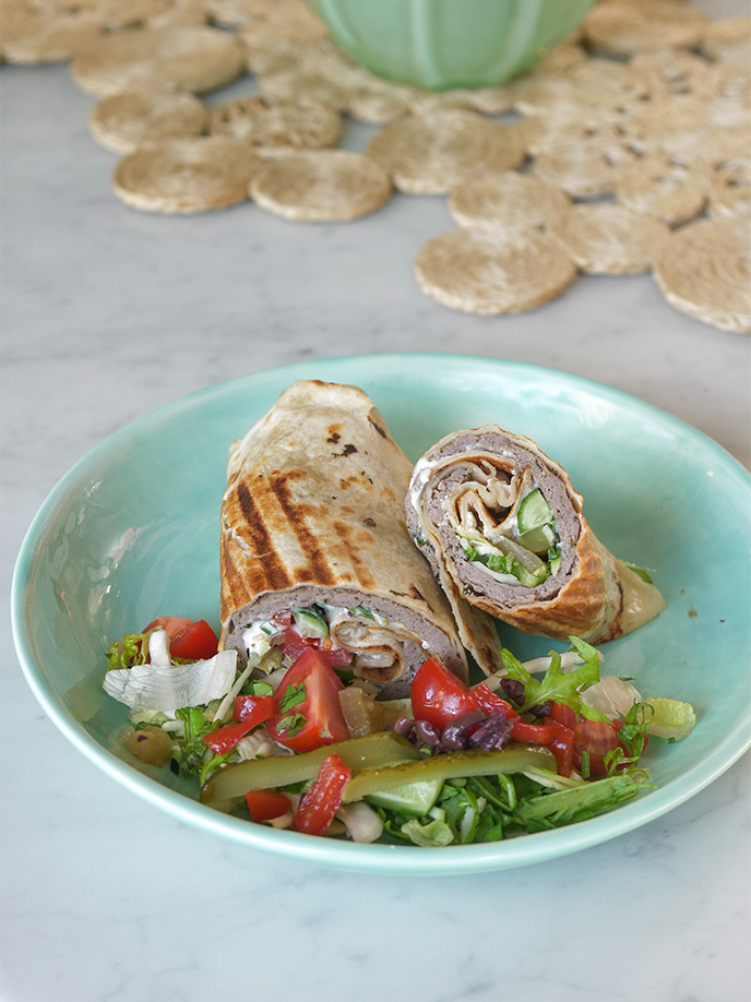 Mediterranean Protein Wrap