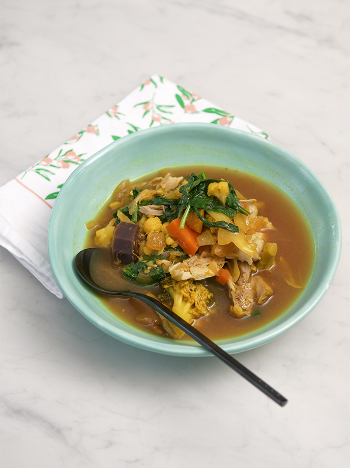 Immunity-Boosting Chicken & Veggie Soup