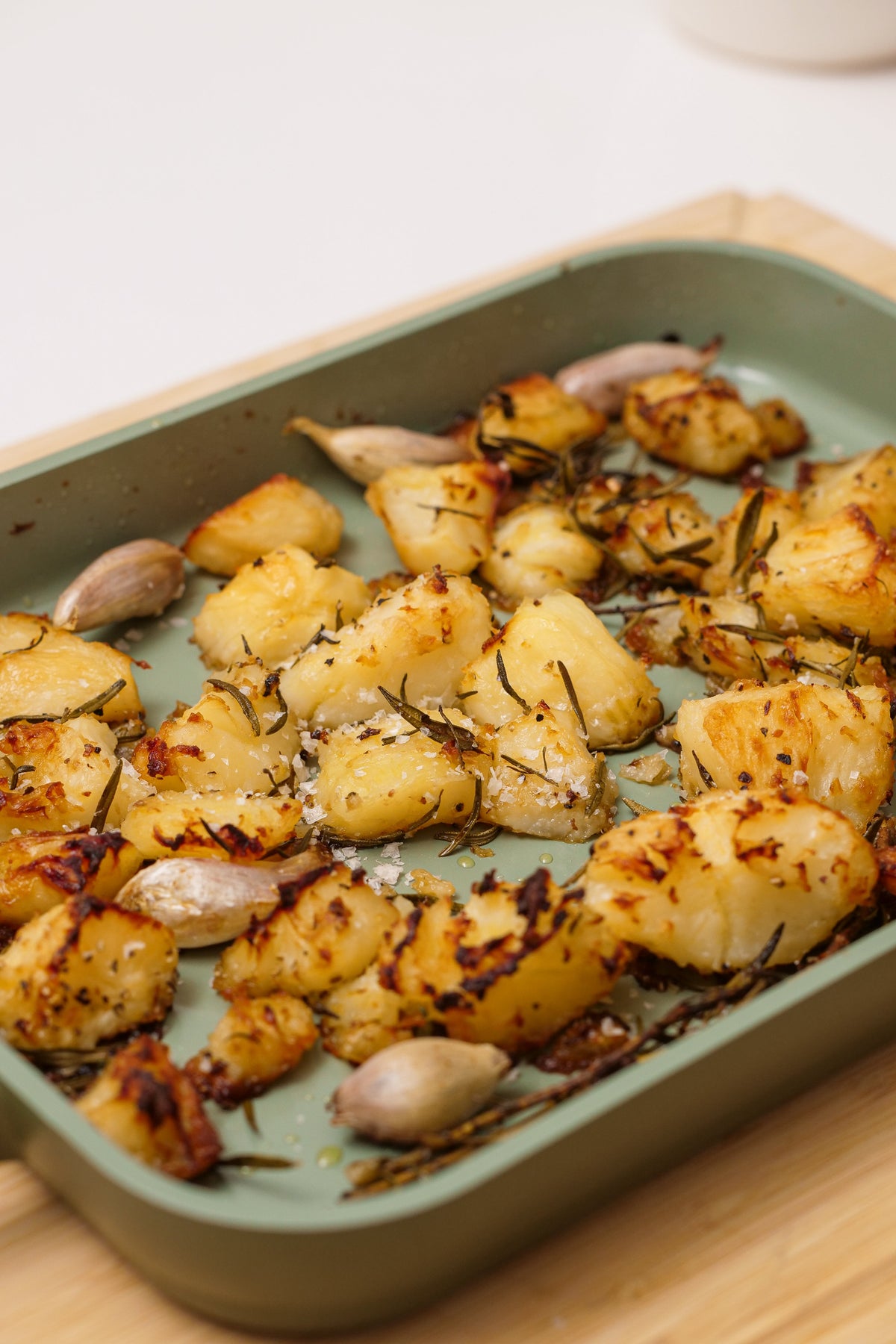 Rosemary, Chili & Garlic Smashed Potatoes