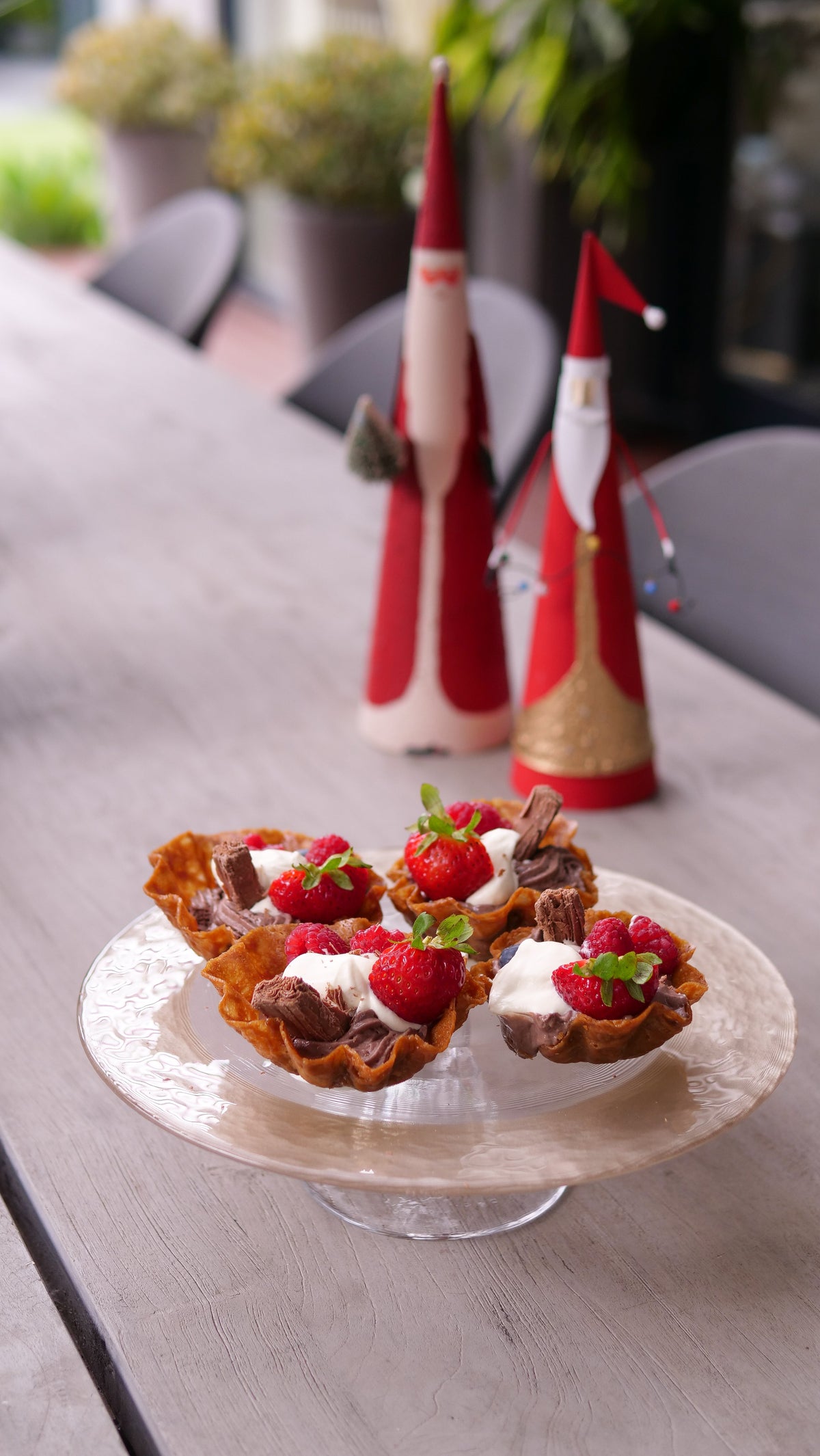 Chocolate Mousse Brandy Cups