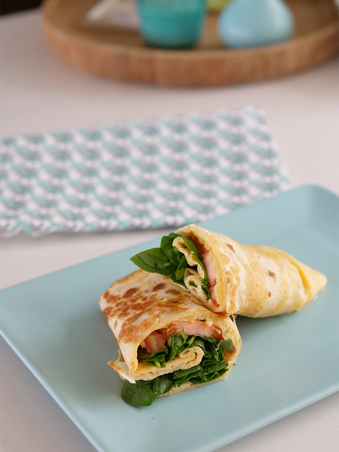 Scrambled Egg Breakfast Burrito