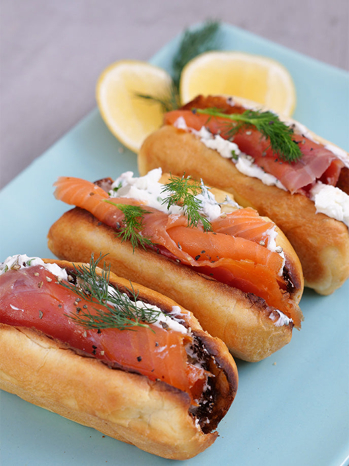 Salmon Brioche buns