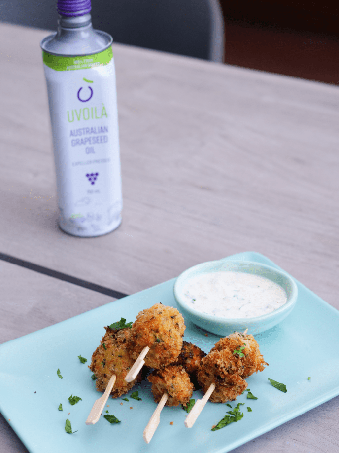 Veggie Balls with Greek Yoghurt Dipping Sauce