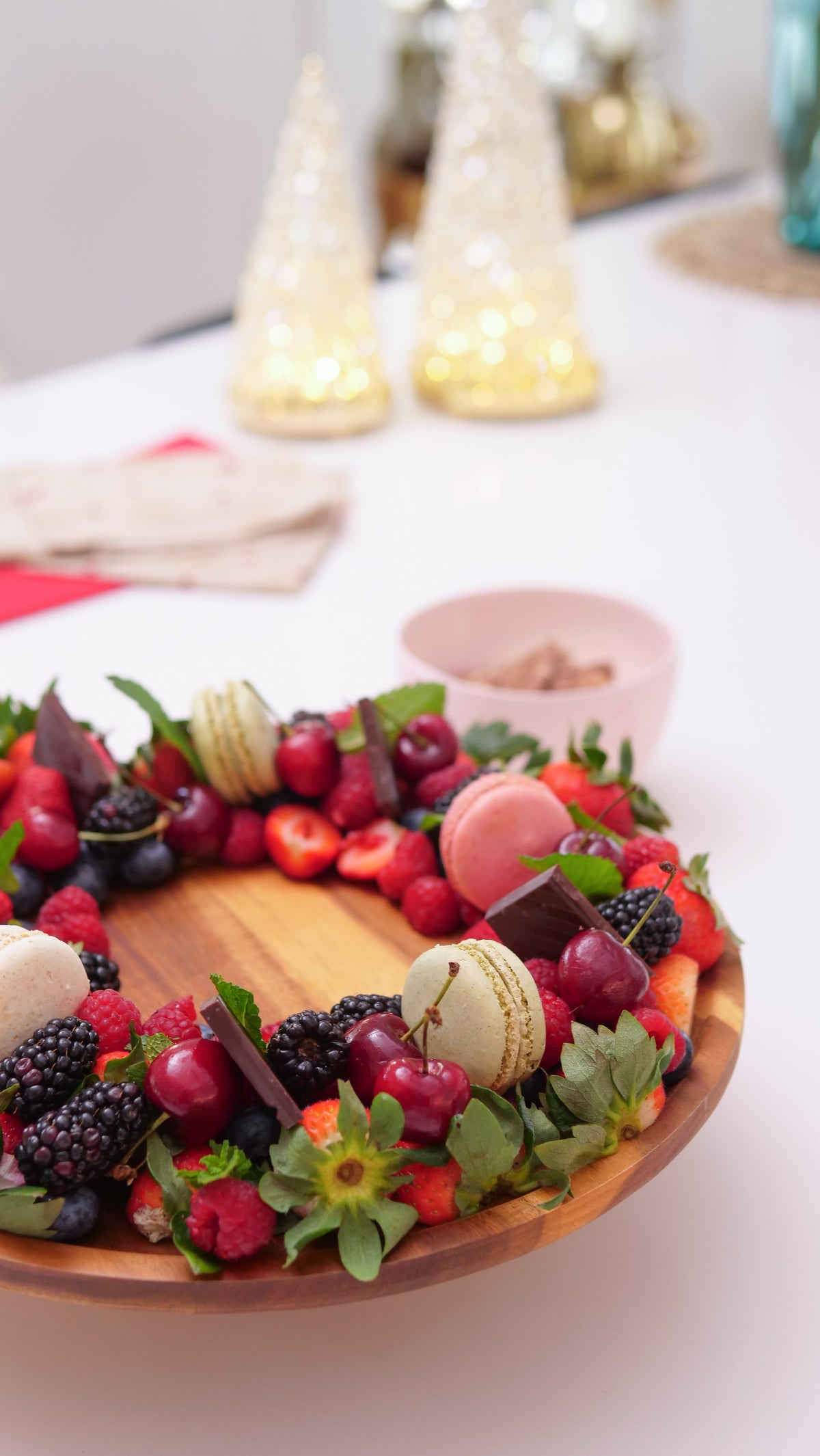 Edible Christmas Wreath