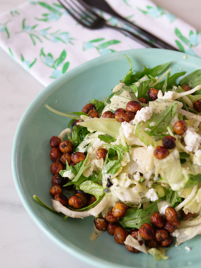 Crispy Chickpea salad topper