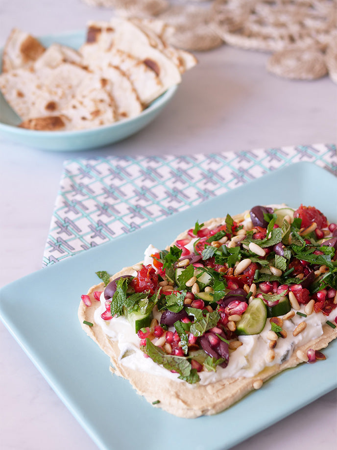 Pimped up Hummus and Tzatziki
