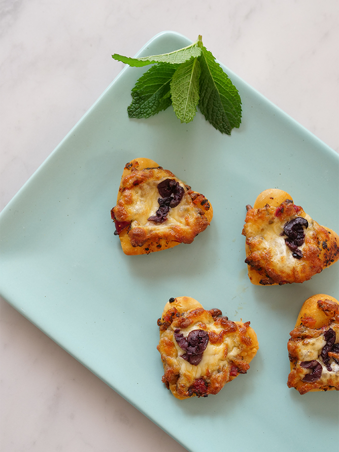 Capsicum Heart Bites