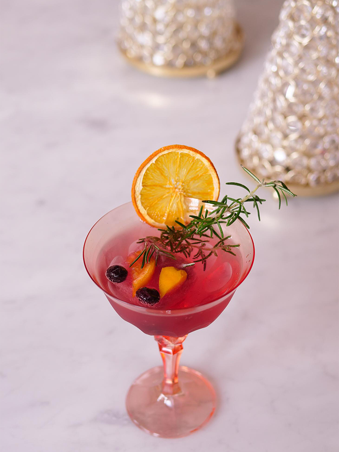 Cranberry & Pomegranate Spritz