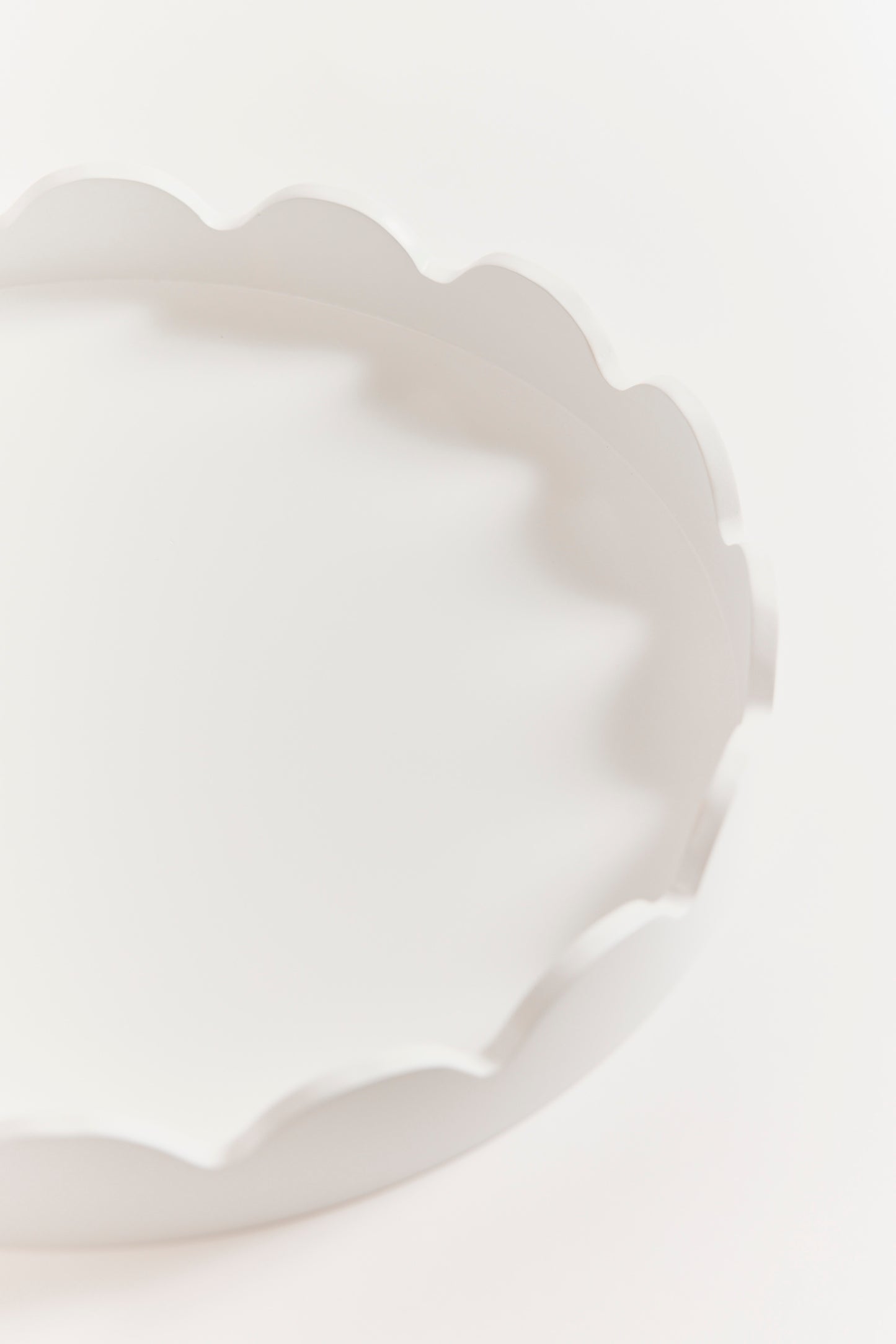 Scallop Edge Tray