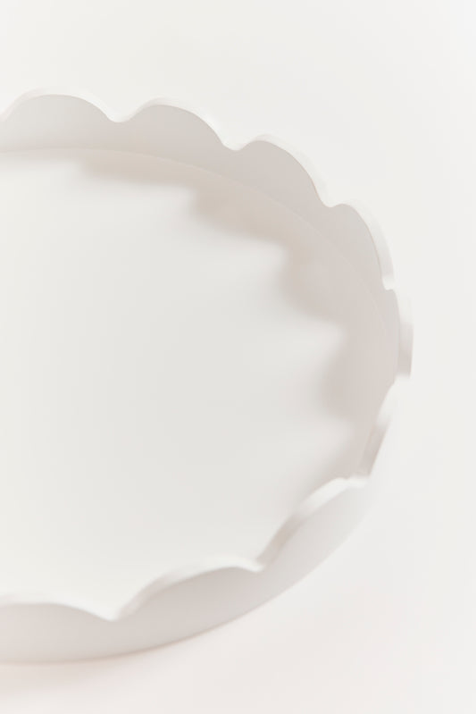 Scallop Edge Tray