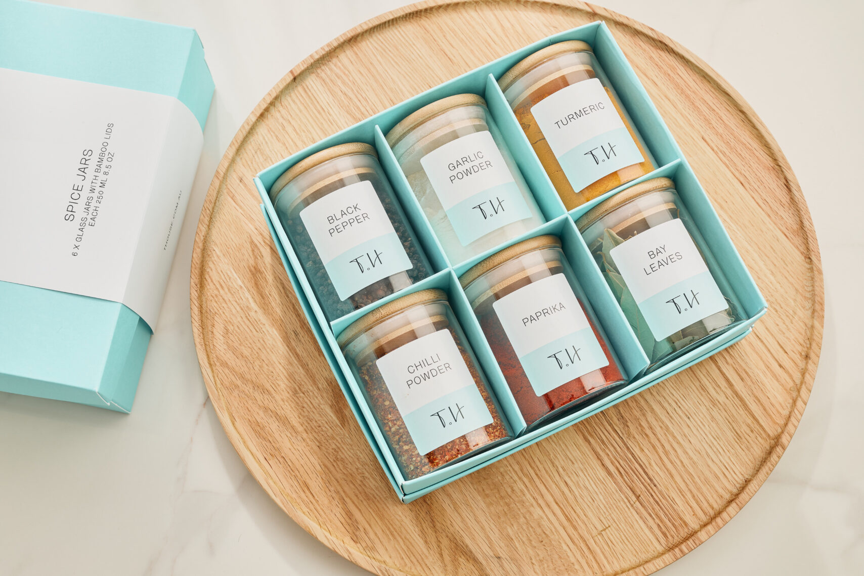 Herb & Spice jars 250ml (set of 6)